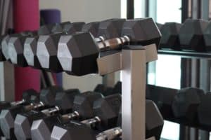 Dumbells - an unfamiliar sight to many of you?