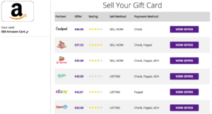 Make money trade in sell gift cards spring cleaning