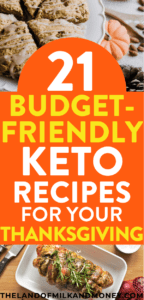 I can’t believe these Thanksgiving recipes also let me eat keto - WHILE saving money!!Having simple low carb dinner ideas while also getting to stick to a budget is amazing. And the fact that the tips are so easy is the best for beginners like me to meal plan! #thanksgiving #fall #holiday #keto #ketodiet #ketogenic #ketorecipes #ketogenicdiet #lowcarb #recipe #easyrecipe #easydinner #dinner #dinnerrecipes #budget #budgeting #money #frugal #savemoney #ideas