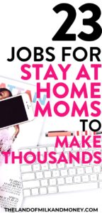Wow, these are great ideas for stay at home mom jobs - or even just as a side hustle! I really needed some tips to make money online with my little one around so being able to work from home with these legitimate money makers (even with no experience) will be amazing for getting extra money! Bonus points for them being non phone and with no data entry...!