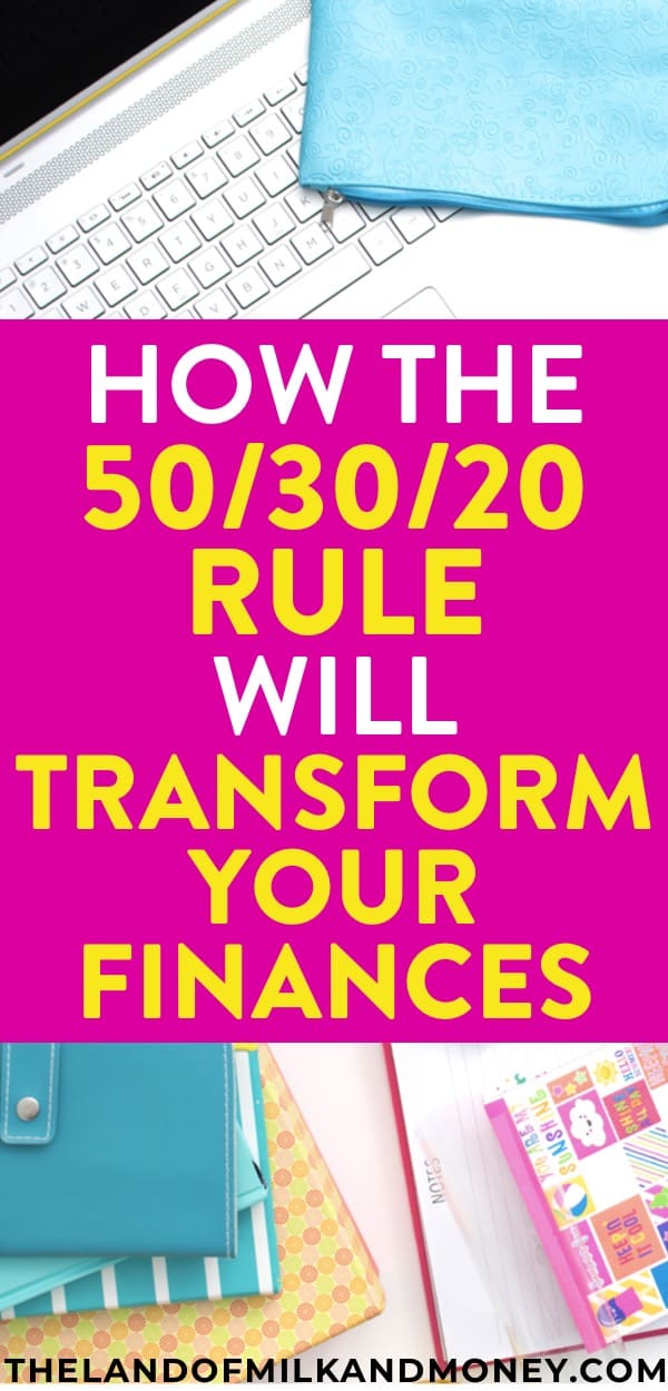 I had NO idea how to make a budget plan so the 50/30/20 rule saved my life! This is the perfect budget plan for beginners like me to start a budget and save money to pay off debt. And the free printable template is pretty amazing too!