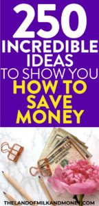 Wow!! These 250 money saving tips are incredible!! I can't believe that I have so many ideas for how to save money fast in one place. I'm definitely going to be saving money weekly and monthly with these frugal living hacks. They're perfect to save on groceries, on a house, on food, for travel, for a car and more! These ways to stick to a saving plan and follow a budget will be amazing for everyone - for teens, if you're in college, in your 20s, for families, for singles, for couples or for moms. My new savings plan is definitely going to help me become debt free and reach financial peace ASAP.