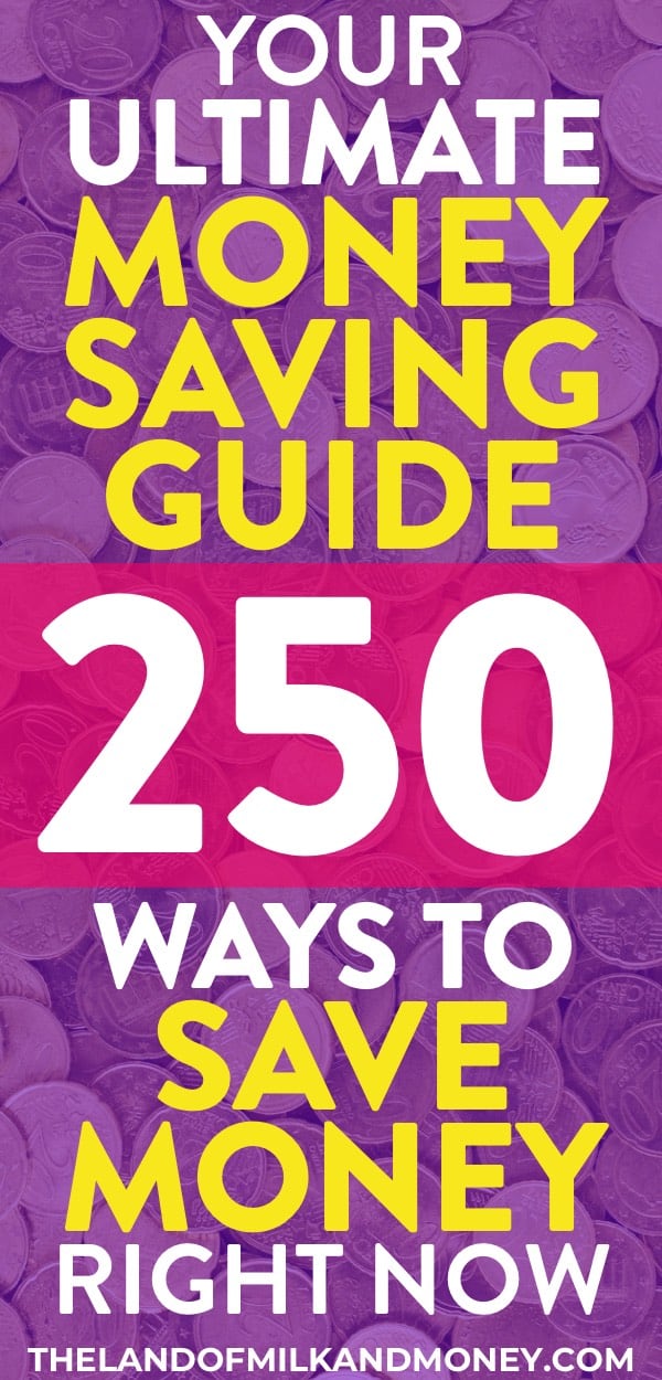 These 250 money saving tips and ideas are incredible! Having so many saving money ideas in one place is great. I'll definitely use the frugal living hacks weekly and monthly as tips and tricks to save money fast on groceries, on a house, on food and more! Having such great money saving tricks and tips make it easy for everyone to stick to a saving plan and follow a budget - for teens, in your 20s, for families, singles, couples or moms. Great for becoming debt free and reaching financial peace!