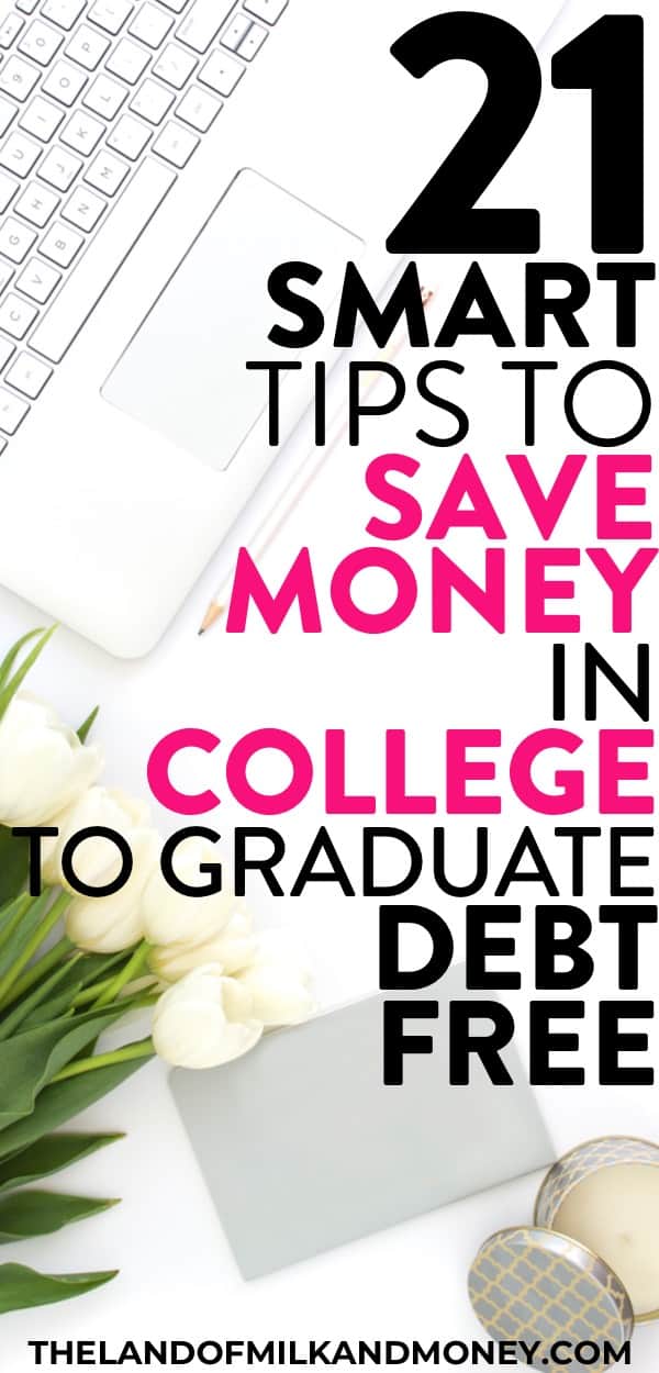 I SO needed some money saving tips for college students to help me with my budget and try to get debt free by graduation. So these money management ideas for saving money and to get extra cash are great for me to embrace frugal living to help with debt payoff while at college! Finding out just how to save money as a student at college and seeing how to create a money saving plan for students is the best - they should teach this in schools!